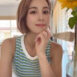 Minori Inudo Instagram - 夏ですねぇ☀️ みんなは夏休みはどこかいくのかな？🍉 #夏