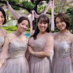 Minori Inudo Instagram - 心の底からおめでとう☺️🩷わくわくする結婚式で えー！なにこれすごいー！って終始なってた🥹🥹 いつも優しいまさみ、 初めましてだけど 優しさ溢れまくっている旦那さん👰‍♀️🤵‍♂️ 末長くお幸せに🩷 _____________ 今回 余興ですっごく久しぶりに "ダメもとLOVE"❤️ 踊ったよ🥰 楽しかった〜🌸 意外と身体は覚えてた😉 (ちょっと間違えたけど)笑 このメンバーで踊れるなんてすごすぎる🥹 こんな機会を作ってくれて ありがとう😭 #結婚式 #OS⭐︎U #名古屋