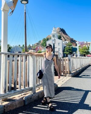 Minori Inudo Instagram - 今日夏休みだよ🌻！
どこいく？ディズニー行く？
の会話からディズニーシー🍉
お昼から行ったけど全然楽しめた🌸シーの方が乗れるもの少ないかな？と思ったけどゆうしんも全然乗れてさいこう〜👦

#ディズニーシー #家族
#ディズニー #夏休み
#夏ファッション #夏コーデ
#ファッション #ワンピース