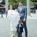 Misa Eto Instagram - ⁡ ⁡ 2年前と同じ場所で お宮参り。 娘の生後1ヶ月、無事に迎えられて良かった😌 photo 🤍 @tenten_insta hair 🤍 @mii.hana_ ⁡
