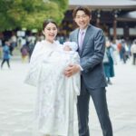 Misa Eto Instagram - ⁡ ⁡ 2年前と同じ場所で お宮参り。 娘の生後1ヶ月、無事に迎えられて良かった😌 photo 🤍 @tenten_insta hair 🤍 @mii.hana_ ⁡