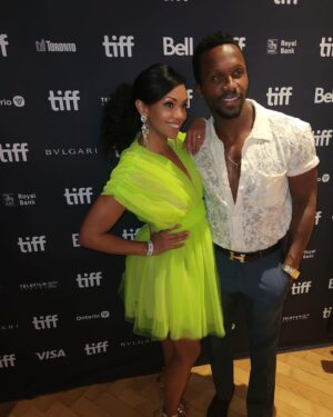 Mishael Morgan Instagram - I had so much fun lighting up the carpets with my @narcesofficial dress last night! #tiff @narcesofficial @narceswedding @mademoiselleto @tenikadavis1 @emmkab jewelry by @annehungstore