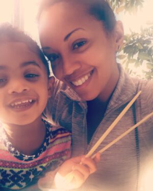 Mishael Morgan Instagram - Sushi date with my favourite little lady! Let’s rise up all the strong, amazing, unique & beautiful women in our lives today! Big and small. Sending love to all the women on this planet, I’m proud to be part of this tribe! 💪🏽 #happyinternationalwomensday #proudwoman ❤️