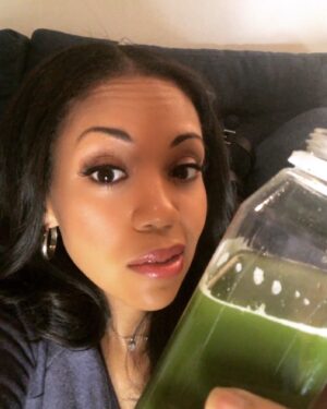 Mishael Morgan Instagram - Juice cleanse anyone? I don’t know about you but this year started off a little rocky for me. Been slacking on my wellness and my health. I needed a reset so I tried my first juice cleanse. It’s been challenging but rewarding. Definitely not for everyone but I’m happy I gave it a try. Always remember, it’s never to late to reset and restart your year. What helps you reset and refocus? #reset #juicecleanse #detoxyourmindandbody