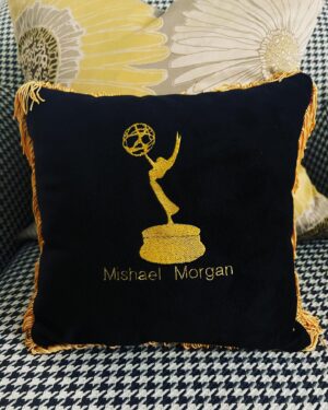Mishael Morgan Instagram - What an awesome little surprise! Some friends in the #YR drapery department made this for me 🥰😍. Just the sweetest ❤️