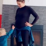 Missy Peregrym Instagram - My best effort at an “adorable” announcement 😂 Come on, I don’t have time for that. What I will always have time for, is this family, and I’m psyched that we are adding a new babe this summer ❤️ #ripsleep (He says “baby”)