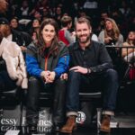 Missy Peregrym Instagram - Tom and I were so excited to be at the @brooklynnets game on Friday! Just spying on the Wizards plays and signing to no one what was going to happen.
