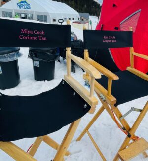 Miya Cech Instagram - corinne tan is now available to stream on Netflix! we’re so honored to be a part of the american girl family

swipe to see how our mom unknowingly manifested it weeks before we even heard that the movie was in development 😂.