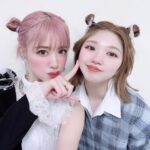 Miyabi Natsuyaki Instagram - AKARI🩵✨ たけ〜かわいすぎ😮‍💨💕 たけファミリーのみんな 今すぐ待ち受けにしてよね💓 次ライブで一緒になるのが たのしみ😂✨ #竹内朱莉 #MSMW #横浜　 #🐼　♡