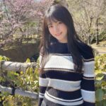 Mizuki Hoshina Instagram - はじめての鹿児島県🌸 #仙巌園 からの#桜島 ⛰ 桜と梅が満開🥰 もうすぐ春です🌸
