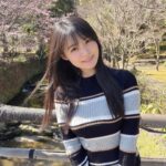 Mizuki Hoshina Instagram - はじめての鹿児島県🌸 #仙巌園 からの#桜島 ⛰ 桜と梅が満開🥰 もうすぐ春です🌸