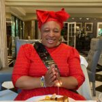 Mmabatho Montsho Instagram - Happy birthday Mommy lo Ma. Blessings in your new year 🎈🎈🎈