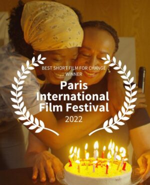 Mmabatho Montsho Instagram - BEST SHORT FILM FOR CHANGE! This is such an unexpectedly special and affirming award. Thank you @parisintlfest for seeing all the heart we put into @desmondsnothereanymore 

Cast and Crew: Well done team.
#film #blackfilmmakers #femalefilmmakers