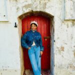 Mmabatho Montsho Instagram - Recent throwback. The red door at Flames (of democracy) Studios.