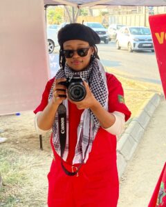 Mmabatho Montsho Instagram - A member of the Cultural Battalion in good standing 😄🌹