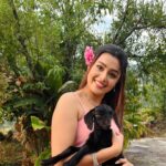 Mokksha Instagram - Being the Cinderella of my own wonderland 👗🥰🤲🏻 Captured by @frosh.ambitious Makeup n hair by @bercy_alex #mokksha #born #queen #kodaikanal #love #hills #nature #lover #tamil #film #shoot #time