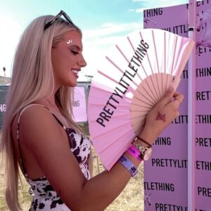 Mollie Salmon Instagram - PLT X WE R - Thank you for having me @prettylittlething it was a blast 🎉