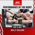 Molly McCann Instagram - That performance by @meatballmolly put the division on notice. So happy for you young lady 😊. #futurechamp #ufcvegas85