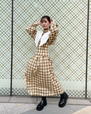 Momoka Ito Instagram - 🍠♡
#アッコにおまかせ 
#衣装 
#ピアス 
#アクセサリー