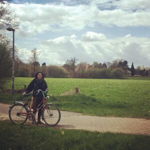 Mona Ahmadi Instagram - A girl with a bike❤️