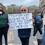 Mona Chalabi Instagram – 1. Columbia university, October 19, 2023 (I left the ceremony early)
2. An email to the President of Columbia, sent March 2, 2024 (she did not reply)
3. A student protester at Columbia, April 18, 2024 via Tarik_Endale on Twitter
4. An article from YDSA, November 20, 2023

Solidarity with the brave students of Columbia 🖤