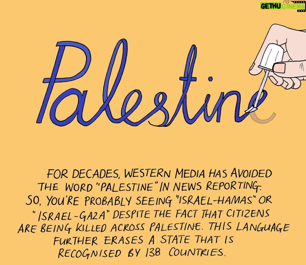 Mona Chalabi Instagram - When people like me speak about Palestine, it’s easy to dismiss our voices as opinions that are simply based on identity. But many of us were exposed to different sources of information - I was raised in a household where my parents regularly consumed western news as well as news from countries that recognized that Gaza and the West Bank are in Palestine and produced journalism with that recognition in mind. Sources: UN member statements, NYT Stylebook and AP Stylebook