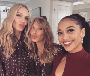 Monet Mazur Instagram - To Mothers and TV moms, daughters & sisters and for any other women in your life that you are lucky enough to call your  forever friends, ilysm!!! 🫶🏽
2nd to last ep of the season is out now…🤎 #allamerican #mothersday #women