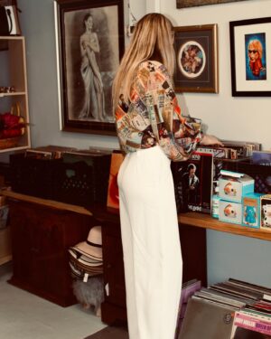 Monet Mazur Instagram - What are you listening to this summer??? 🍒🎶 
Drop tunes here/ I’ll make you a new playlist. Back in my record era kiss kiss, byeeeee. 😙✌🏽
