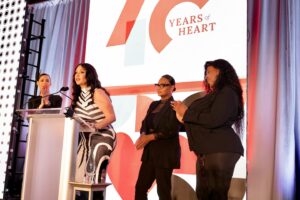 Monica Beverly Hillz Instagram - 40 Years of Heart!❤️
And a 1st milestone for trans nonprofit leadership. 🏳️‍⚧️

Celebrating our “Equity in Action” award at the @npconnect 40th annual award ceremony. 

📸 Sean Black
