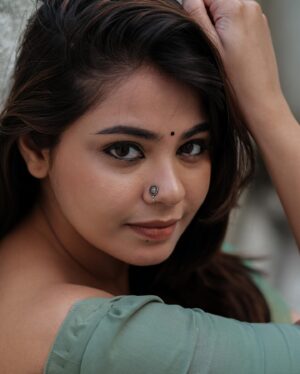 Monica Chinnakotla Instagram - ✨
Photography @sk24official 
.
.
.
#photoshoot #traditional #elegant #pastel #saree #simple #minimal #photo #photography #actor