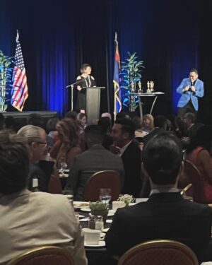 Monica Garcia Instagram - Shoutout to my KVOA family for helping raise money for kids who need it the most. And a big congratulations to all the fathers honored at last night’s Father of the Year Gala!  @uazsteelecenter @loewsventana @cbatbie