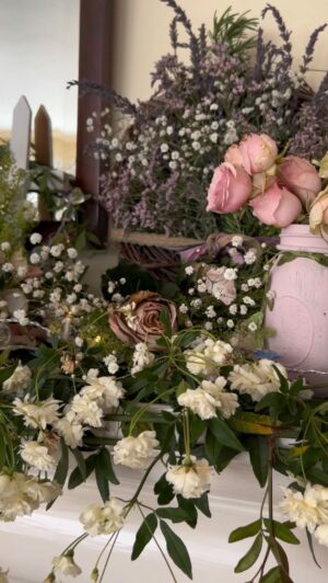 Monica Potter Instagram - This is my passion and I’m so excited to share it with you. If you’re decorating your mantle for spring I would love to see your designs 💗💗