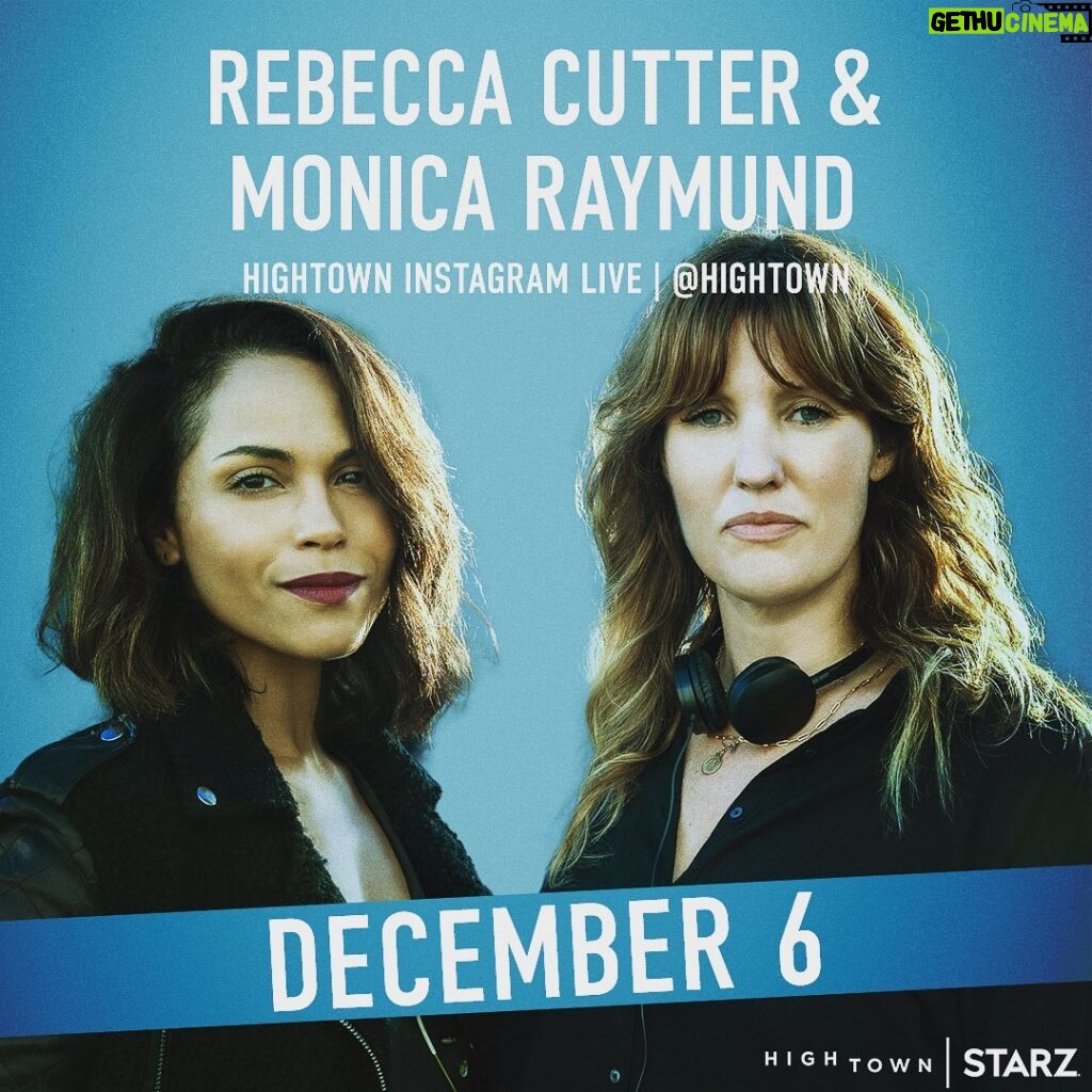 Monica Raymund Instagram - Join @rebecca_p_cutter and me in 1 hour! 12pmPST/3pmEST join us over at @hightown for the Live