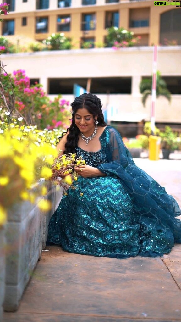 Monika Bhadoriya Instagram - Blue outfits always gives you a different look : #réel #beautifullife #instamusic #instaoutfit #instastyle #bluedress
