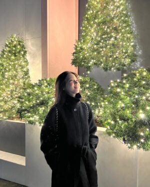 Moon Joo-yeon Instagram - Merry white christmas💚🎄❤️