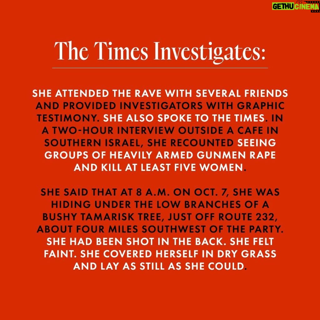 Moran Atias Instagram - ⚠️ This will make you sick to your stomach but I feel I have a responsibility to share. Know. And ACT. For a world that protects ALL women. And for those we think this can ever be justified create your own country where people agree to act this way. We Don’t. Not in our land. Not in our World. We Jewish.Israeli Women will stand against violence and sexual abuse. Now and forever. Gentle reminder for all the women organizations around the world that are taking us back centuries with their silence and Nothingness. We Won’t! @nytimes @unwomen @metoo @metoounlessurajew @worldwizo