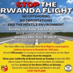 Morfydd Clark Instagram – No offshoring no deportations. Stop the Rwanda flight