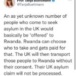 Morfydd Clark Instagram – No offshoring no deportations. Stop the Rwanda flight