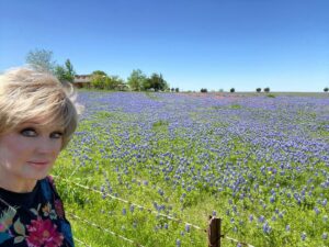 Morgan Fairchild Instagram - #OnMyWalk to glorious #Bluebonnets! Our annual sister trek with @cathrynhartt to see Texas’ state flower in #EnnisTexas! #TheBluebonnetCapitalOfTheWorld  Great year for gorgeous flowers! #BeKind Sending Love To You All💗🌷💗🎉💗🪻💗🦋💗🌷💗🎉💗🪻💗🦋💗🌷💗🎉💗🪻💗🦋💗🌷💗🎉💗🪻💗🦋💗