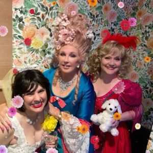 Morgan Fairchild Instagram - #OnMyWalk to a sneak look backstage as we get ready to go on. Obviously, much silliness ensues! Off with their heads! All at @newtheatrekc in Always A Bridesmaid! #BeKind #ReachOut #MaskUp Sending Love To You All💗🎉💗🌷💗🦋💗🎉💗🌷💗🦋💗🎉💗🌷💗🦋🎉💗🌷💗🦋💗🎉💗🌷💗🦋💗🎉💗🌷💗🦋💗