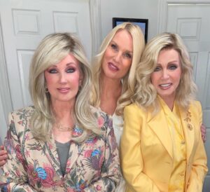 Morgan Fairchild Instagram - #OnMyWalk backstage with Nicolette Sheridan & @thedonnamills waiting to go on Tamron Hall Show! Catch us on Monday, Nov 27 at 9am ET talking about #LadiesOfThe80s #ADivasChristmas on @lifetimetv on Dec 2 , 8pm ET #HappyHolidays #MerryChristmas #HappyHanukkah💗🎉💗🎄💗🎅🏻💗🦌💗🎉💗🎄💗🎅🏻💗🦌💗🎉💗🎄🎅🏻💗🦌💗