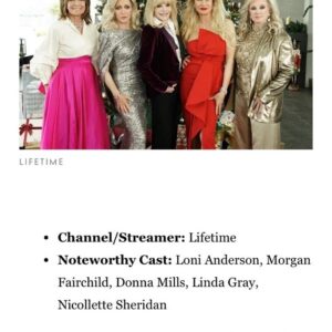 Morgan Fairchild Instagram - #LadiesOfThe80s #ADivasChristmas made Vanity Fair’s Best Holiday Movies List! Yay! #HappyHolidays #MerryChristmas