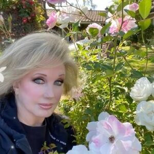 Morgan Fairchild Instagram - #OnMyWalk to an abundant cascade of #Roses! It was windy but I managed to keep most of the roses in frame! Had a lovely chat with owner @laura_woods123 & told her how much I look forward to her picket fence with lovely flowers each year! #BeKind #ReachOut Sending Love To You All💗🌷💗🎉💗🥰💗🦋💗🌷💗🎉💗🥰💗🦋💗🌷💗🎉💗🥰💗🦋💗🌷💗🎉💗🥰💗🦋💗🌷💗🎉💗🥰💗🦋💗🌷💗🎉💗🥰💗🦋💗