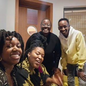 Msaki Instagram - More new music! 
💫 Last year I went to a @spotify x @colorsxstudios camp in Nairobi, Kenya with some of the best talent on the continent and in the African diaspora. I landed up in a room with the talented @karun.i.verse, @nnavymusic, @hendrick_sam. We made an EP together. I am super proud to be part of this and I love all of these songs so much. They got me in my 'you better back down before you get smacked down rnb & soul bag'. Have a listen , and please show them love if you don't follow them already. Enjoy the music! 🤍🫡