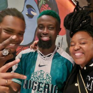 Msaki Instagram - More new music! 
💫 Last year I went to a @spotify x @colorsxstudios camp in Nairobi, Kenya with some of the best talent on the continent and in the African diaspora. I landed up in a room with the talented @karun.i.verse, @nnavymusic, @hendrick_sam. We made an EP together. I am super proud to be part of this and I love all of these songs so much. They got me in my 'you better back down before you get smacked down rnb & soul bag'. Have a listen , and please show them love if you don't follow them already. Enjoy the music! 🤍🫡