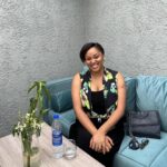 Munachi Abii Instagram - My padi @aquafinanigeria asked me to pose for a picture, but I was shy 🙈☺️ Can you tell?