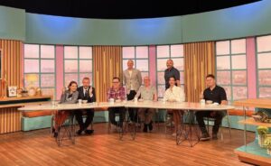 MyAnna Buring Instagram - Thank you @sundaybrunchc4 and your gorgeous guests for a FAB morning… #TheWitcherSeason3 coming SOON! X
