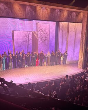 MyAnna Buring Instagram - We laughed, we cried, we whooped!  @timetwmusical was GLORIOUS. Loved every song @jossstone @davestewarteurythmics ♥️ @lalatellsastory has adapted the book perfectly for the stage- she is a wonder ❤️ @b_buckhurst1962 directs with poetry and joy ❤️All the cast are fire - big props to @thedavidhunter @thejoannawoodward  both broke my heart and mended it again♥️ @hiba_elchikhe and @timmahendran are marvellous. Well done everyone involved. Celebrate the time we have with the ones we love ❤️