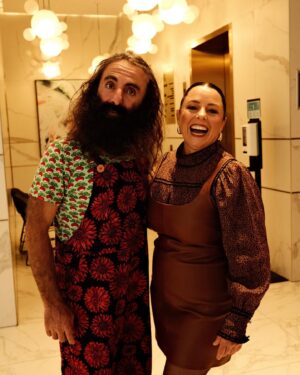 Myf Warhurst Instagram - Look at these faces! 💛 @myfwarhurst @costasworld before The Cook Up LIVE tonight with @adamliaw & @callums_kitchen.