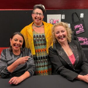 Myf Warhurst Instagram - Canberra Bang Fam turned up! What a glorious night in the nation’s capital bringing you Bang On Live. We loved every minute! Thank you. 🩷

Shout outs to our secret special guest @veronicamilsom. 🧡

Off to Melbourne today for the big hometown show! See you at 4:30pm this arvo! Tickets for all remaining shows on our national tour, on sale now via the link in bio.